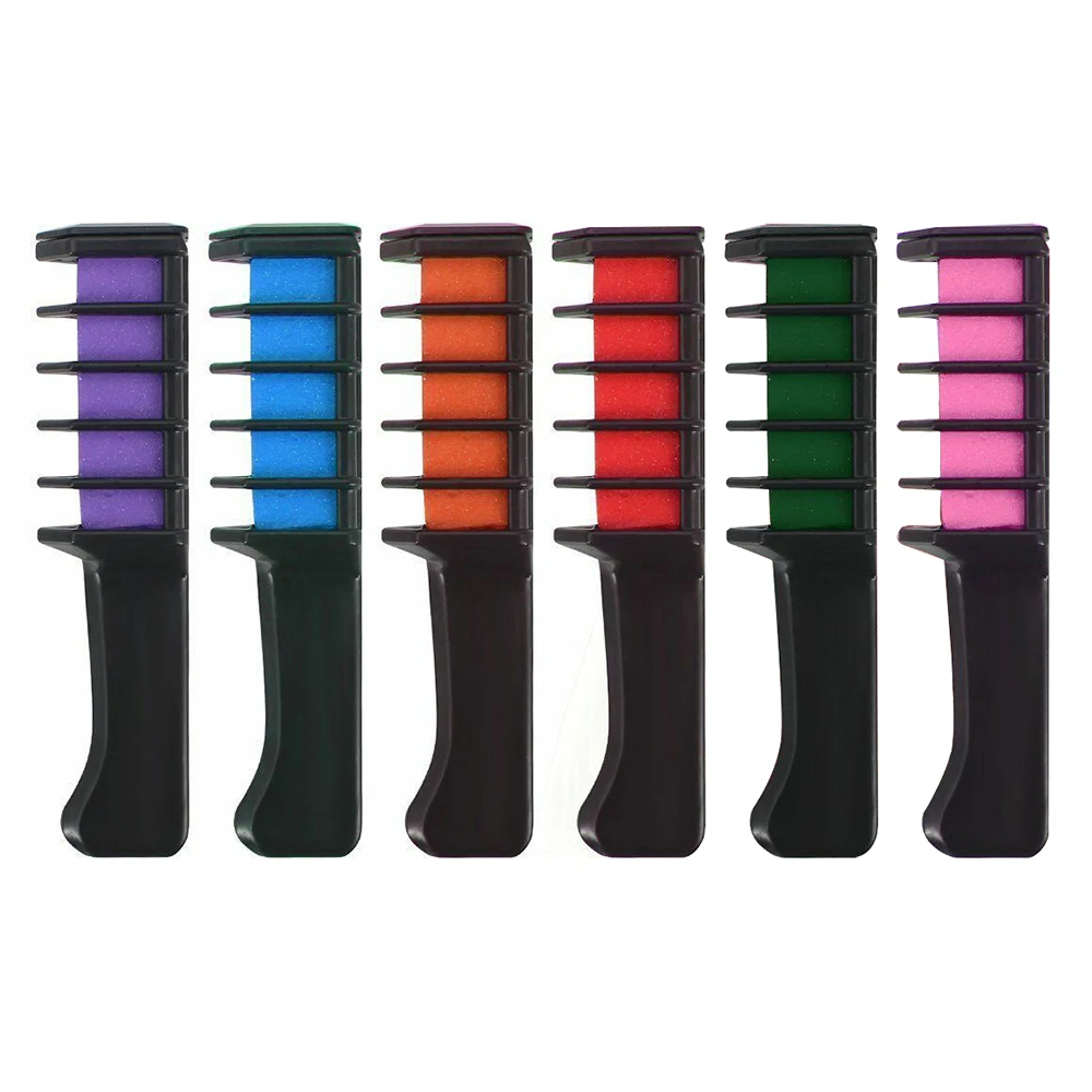 6 шт. Нетоксичная гребень для волос цветов|Расчески| |