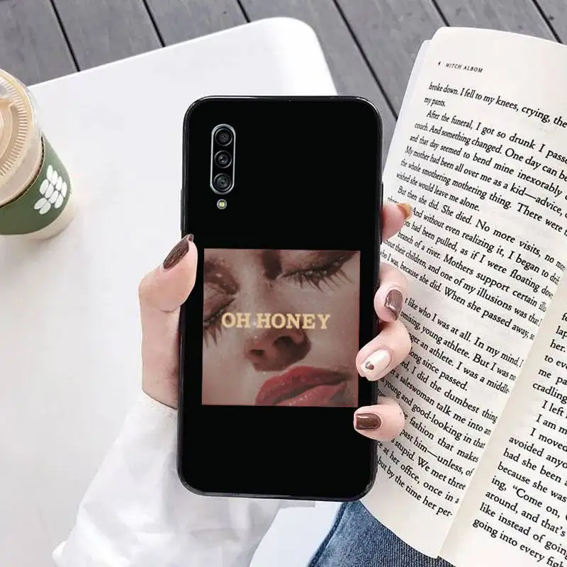 

Girl Candy Vogue Phone Case Black For Samsung A10 20 30 40 50 01 11 31 51 71 S pLUS Cases