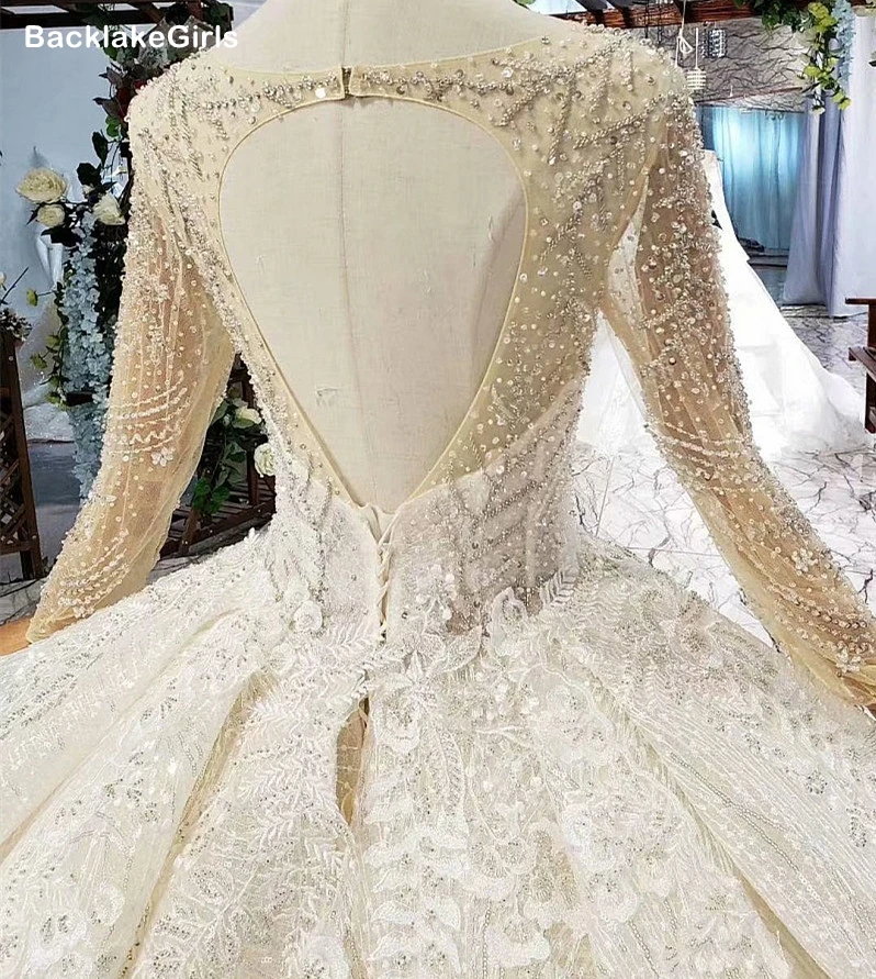 Блестящее мусульманское бальное платье с кристаллами свадебные платья