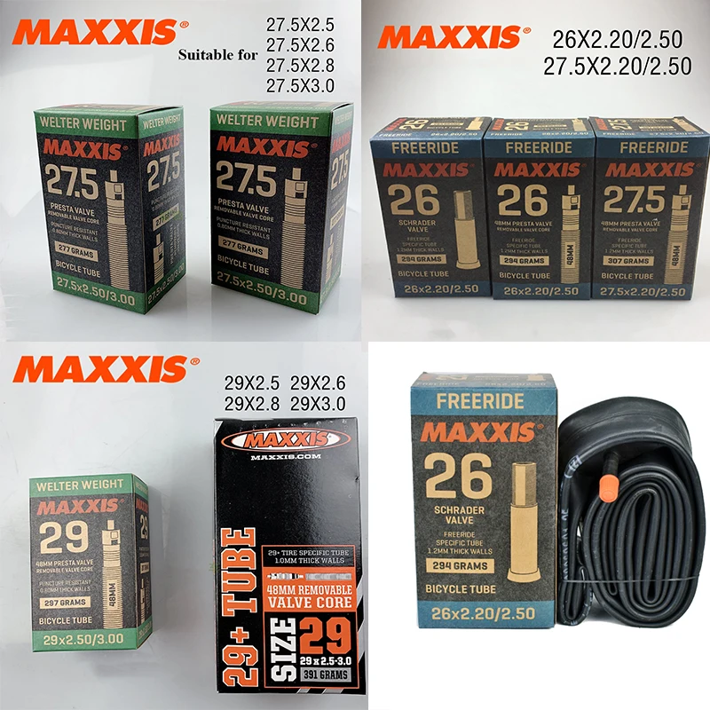 MAXXIS 26 внутренние камеры 26/27.5x2.2/2.5 27.5x2.5/2.6/2.8/3.0 29x2.5/2.6/2.8/3.. 0 29er MTB Bike Freeride Camera Tire Down Hill DH