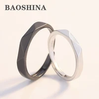 new hot sale fashion simple couple ring european and american temperament couple proposal open copper ring whole sale 1pc