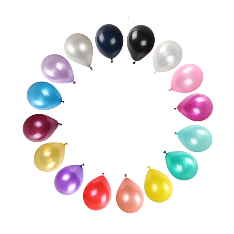 20 шт./лот 12 дюймов жемчужные латексные Воздушный шар с гелием День рождения