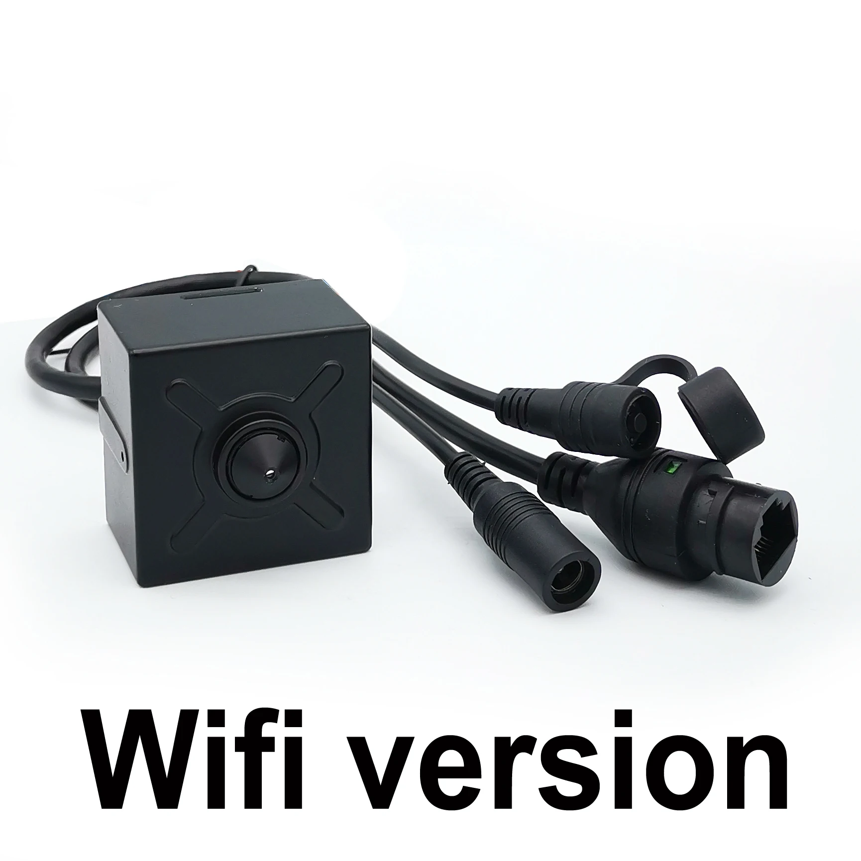 4K 8MP Wifi PoE StarlightIMX415 Pin кубическая квадратная мини IP-камера с отверстием Корейская