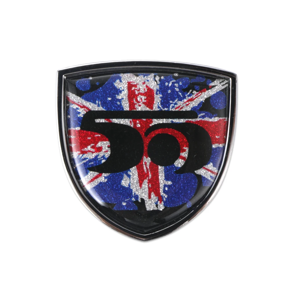 Металлический значок эмблема для автомобиля наклейки декоративные Mini Cooper JCW One