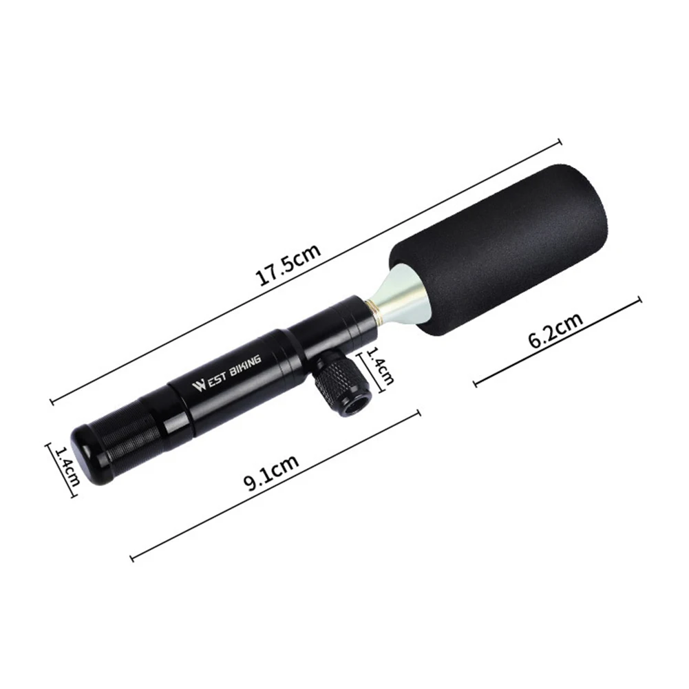 Портативный дорожный горный велосипедный мини-насос CO2 инструмент для ремонта