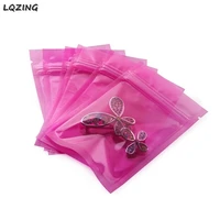 30pcs clear pink plastic ziplock package bag snack seal seal plastic mylar pouch for party gifts craft jewellry cosmetic packing