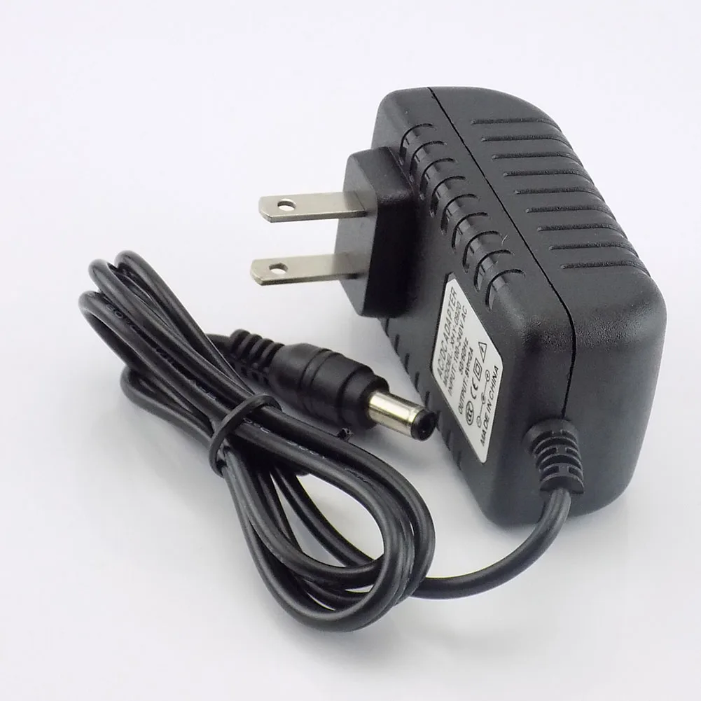 

AC to DC Power Adapter 9V 2A Supply 5.5x2.5mm US EU Plug Converter 2000mA Charger for LED Strip Light CCTV Camera 100V-240V N11