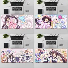 Maiya Top Quality Chocola Nekopara laptop Gaming mouse pad Free Shipping Large Mouse Pad Keyboards Mat