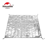 naturehike 180x200cm multi function pe aluminum foil moisture proof mat camping portable folding mat outdoor picnic mat