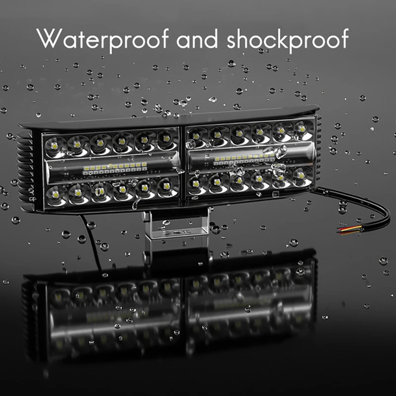 Car 24 Lamp Beads Work Light 65W Off-Road Vehicle Modified Roof Led Headlight Lighting Inspection | Автомобили и мотоциклы