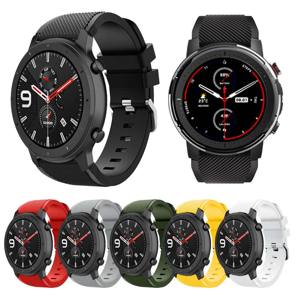 Силиконовый ремешок для Huami Amazfit Stratos 3 глобальная версия умных аксессуаров