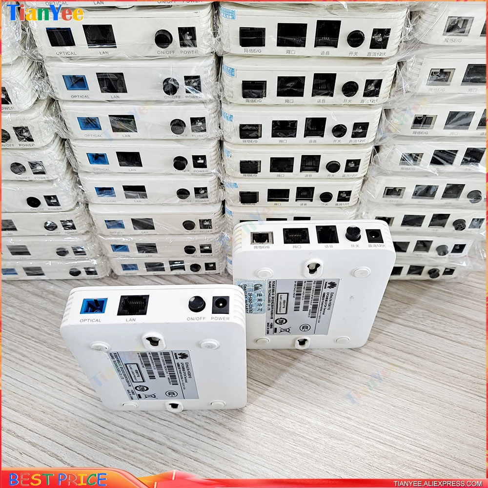 10 ~ 25 шт. HW HG8010 GPON 1FE HG8110 EPON 100Mbs терминал ONU ont FTTH fiberhome б/у с английской прошивкой HG8010H