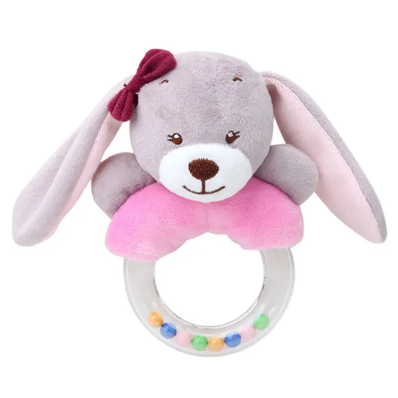 As the picture Bearoom наборы детские погремушки 0-12 игрушки плюшевые детские погремушки ручной Bebe животные мобильные телефоны Милый Колокольчик мультфильм детские мягкие Oyuncak месяцев - Цвет: As the picture