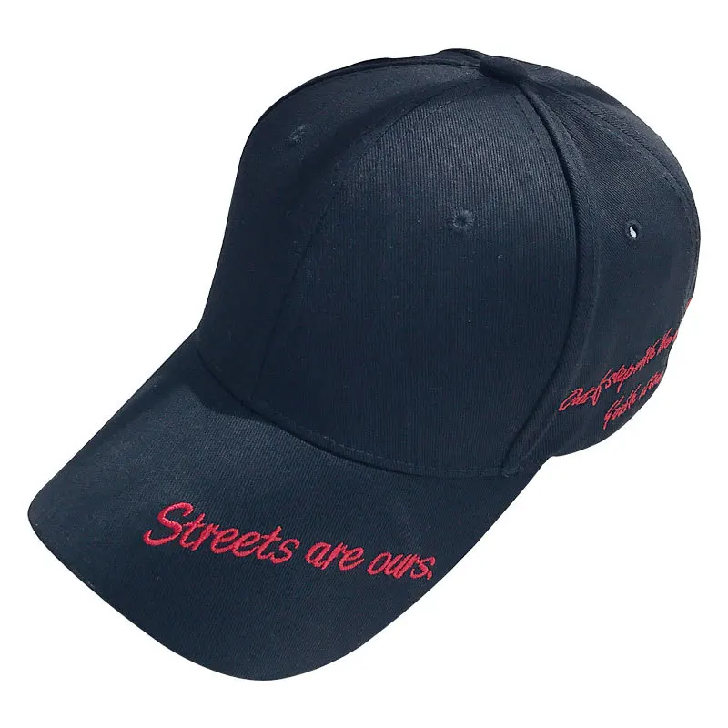 Новая мода черная шляпа Женская корейская пара хип-хоп бейсболки мужская от