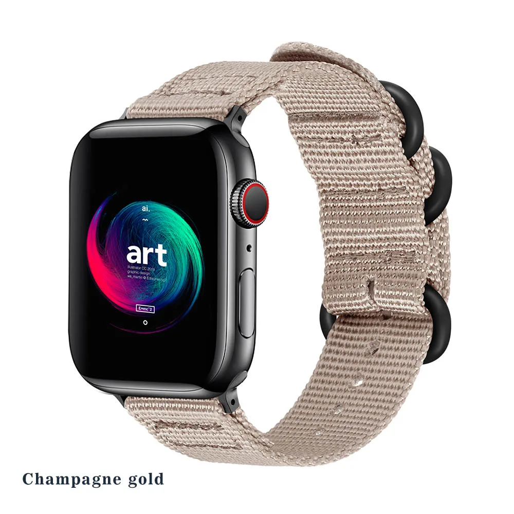 Для Apple watch, версии нейлоновый браслет 3/2/1 серии, спортивный браслет, 42 мм, 38 мм, наручных часов iWatch, браслет