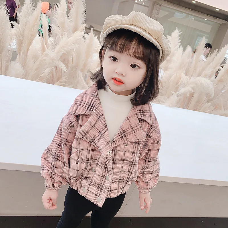 

Short Style Spring Autumn Coat Outerwear Top Children Clothes School Kids Costume Teenage Girl Clothing High Quality