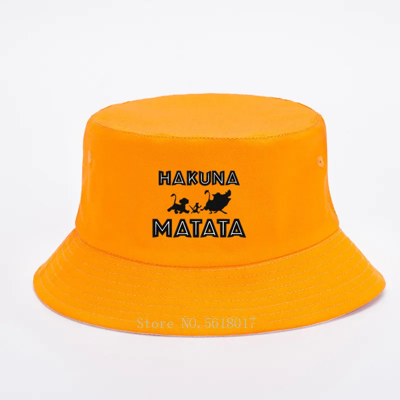 Hakuna Matata шляпа с принтом короля льва летняя поп-шляпа harajuku женская и мужская в