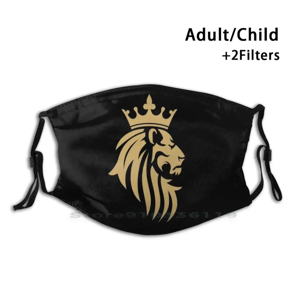 Лев Король 2 0 для взрослых детей моющаяся забавная маска лица с фильтром Забавный