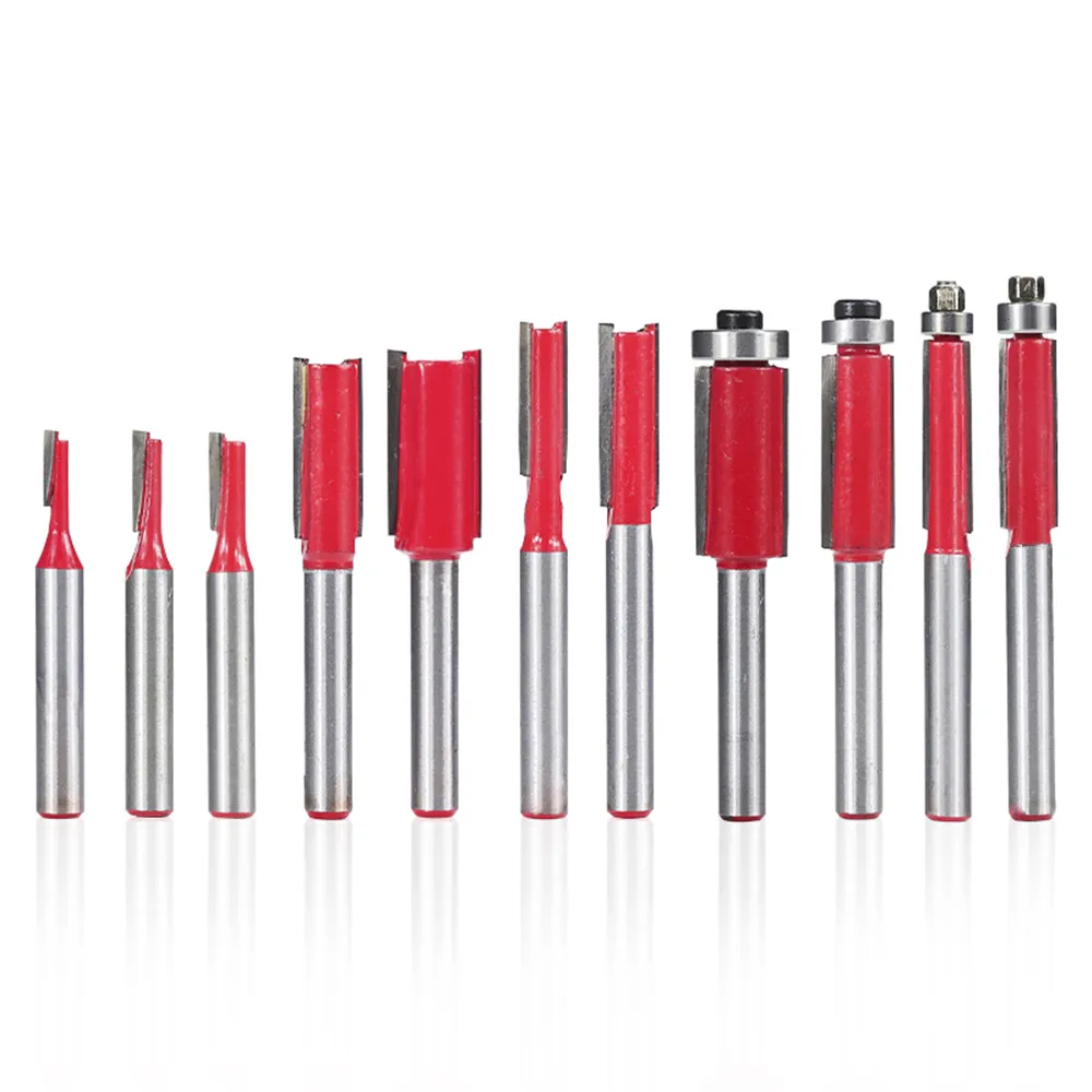 8 мм Фрезерные фрезы по дереву прямые стандартная модель подшипника направляющие