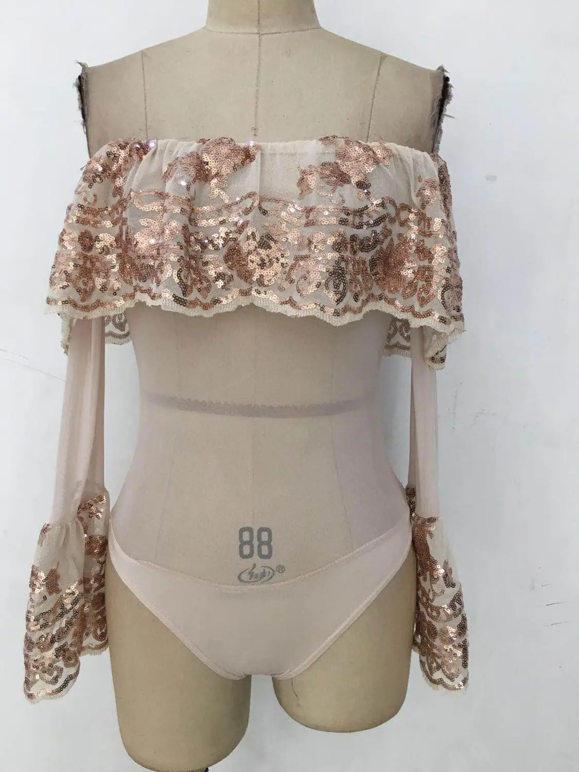 Женский кружевной комбинезон IDress сиамские шорты с вырезом лодочкой и длинным