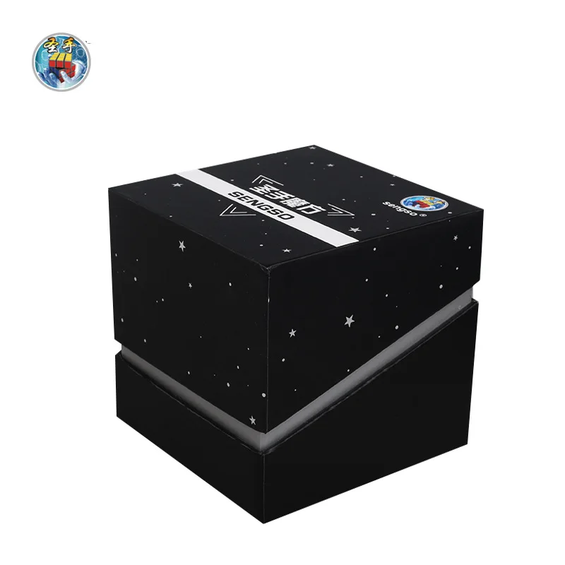 Cubo m&aacute;gico de mano de color, 10x10x10, 85mm, 10 pedidos, color en forma de pan, pegatina-gratis-4