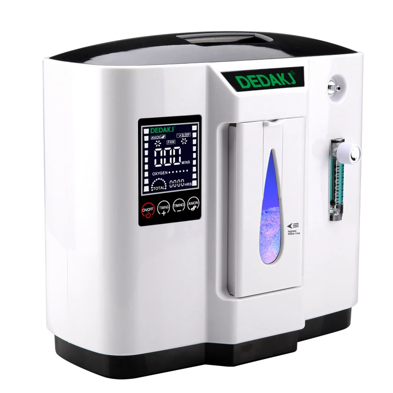 

DEDAKJ DE-1A 1L-7L oxygen concentrator generator oxygene making machine care oxygen generating machine display Language English