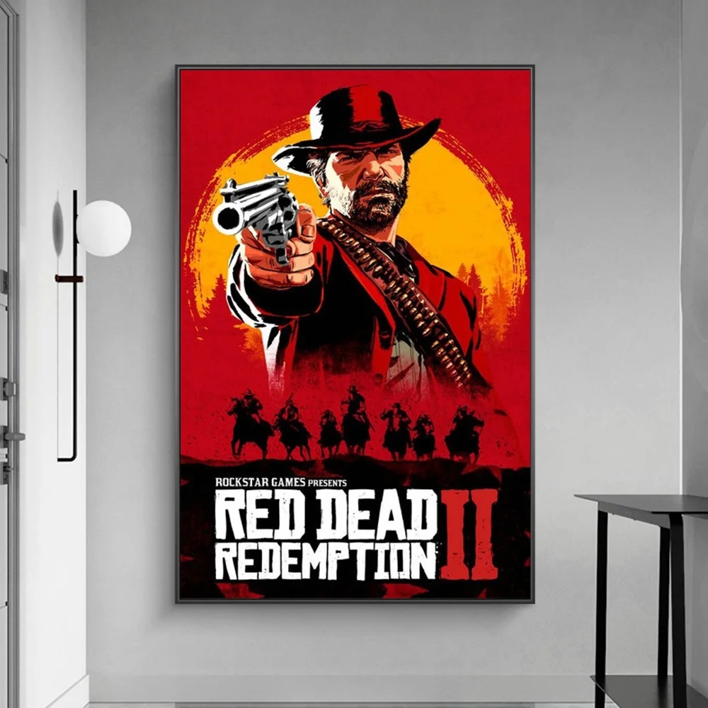 

Classic Movie Game Character Poster Canvas Painting Modern Living Room Home Decoration Mural(No Frame)