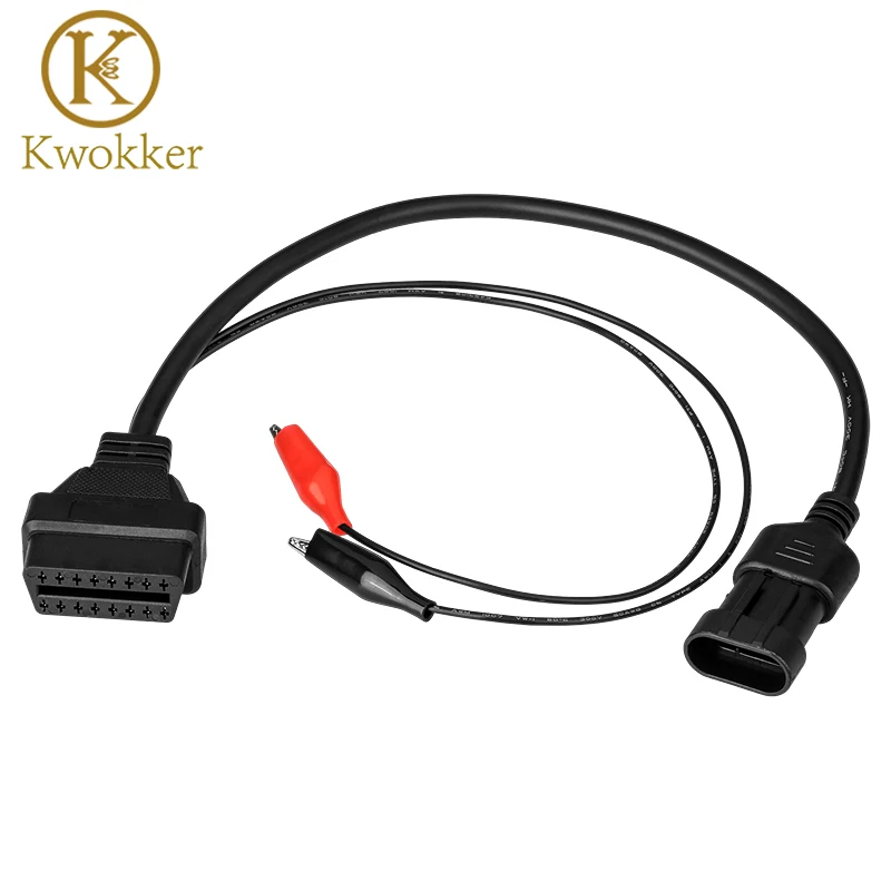 Кабель OBD2 для Fiat 3 Pin Alfa Lancia to 16 OBDII OBD 2 OBD-II Соединительный кабель адаптер