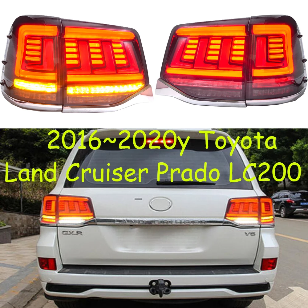 

car bumper tail light for Toyota prado cruiser taillight LC200 2016~2020y LED car accessories Taillamp prado cruiser rear light