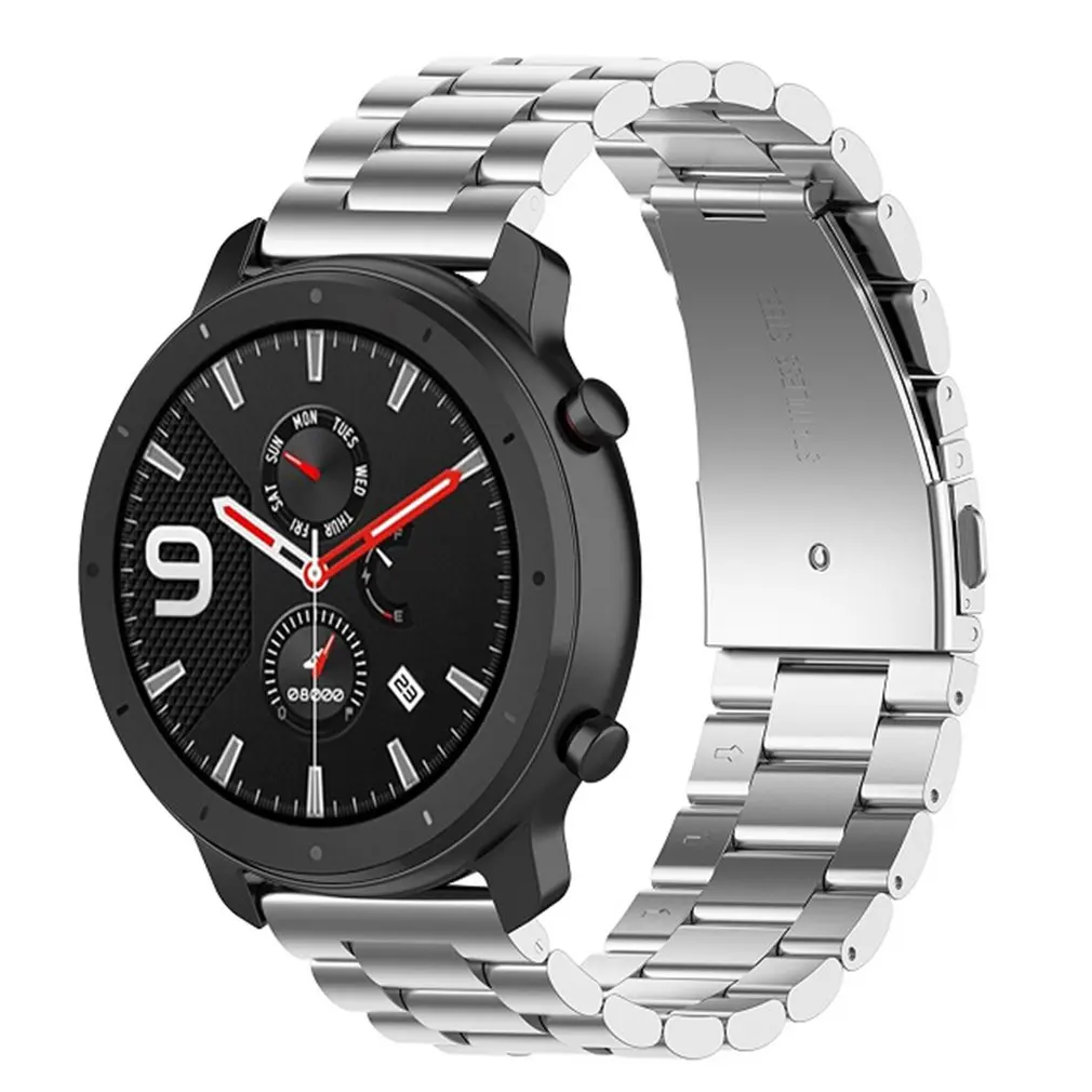 

22MM Width Stainless Steel Band For Samsung Gear S2 S3 Galaxy Sport Watch Strap Metal Wristband Classic Watch Band