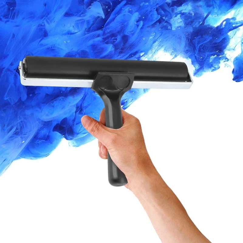 

Rubber Brayer Roller Brush Paint Brush Ink Applicator Art Craft Oil Painting Tool for Punching Print Wallpaper