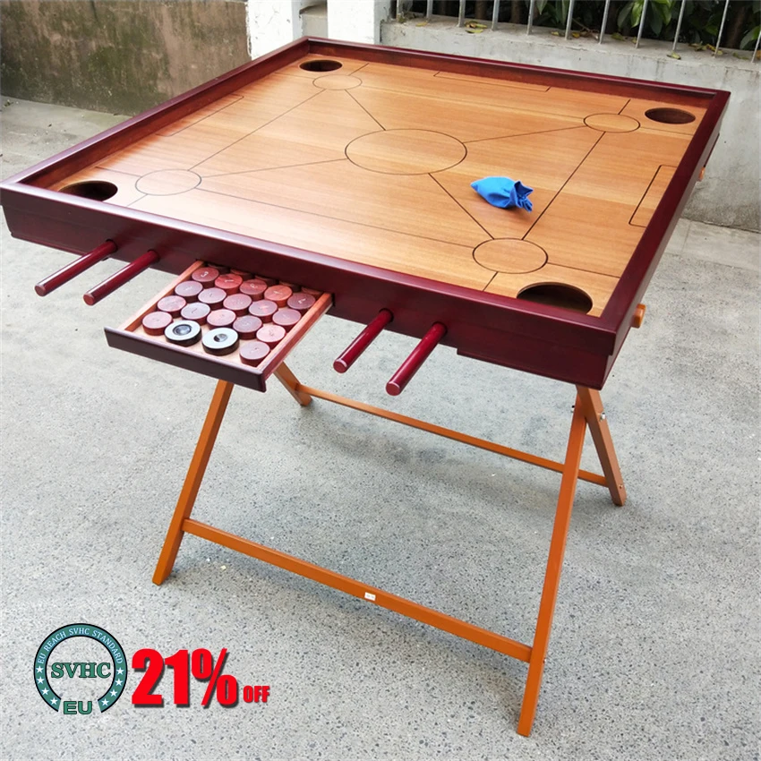 

Krona Chess And Ball Board Standard Domestic Billiard Table Redwood Type American Billiards 32 Chess Pieces 100*100*105CM