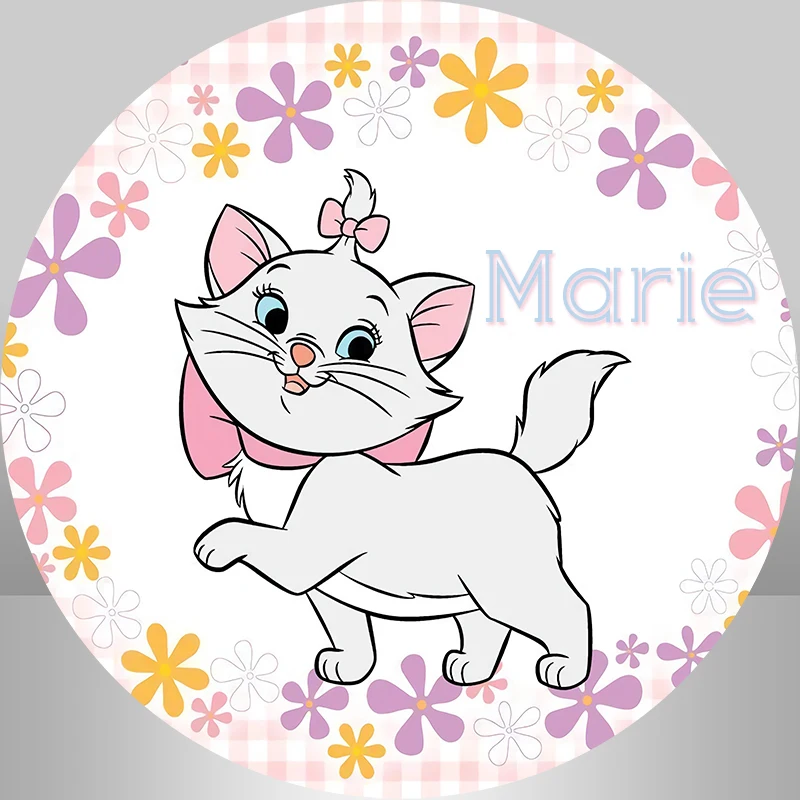 Фон для фотосъемки Marie Cat с розовым цветком белый фон детей вечерние фоны