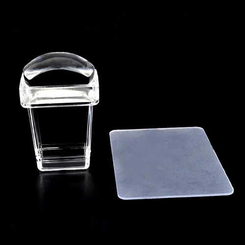 Горячее предложение 2 шт./компл. желе силикон для дизайна ногтей стемпер скребок