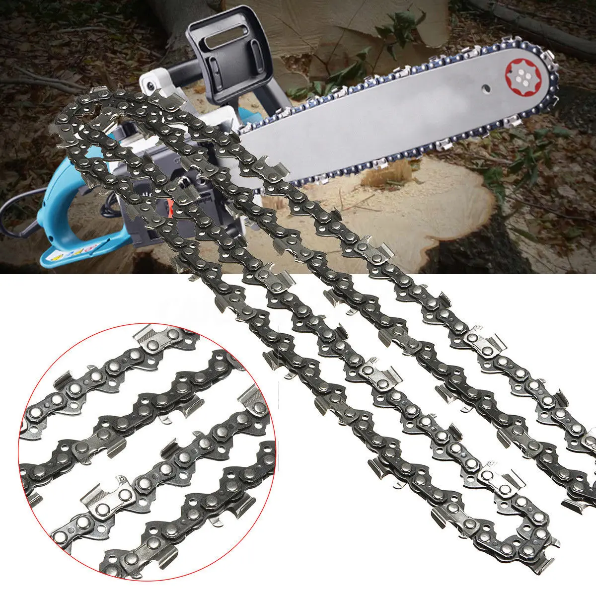 

20\\\\\\\\\\\\\\\" Chainsaw Chain Saws 325 Pitch 058 Gauge 72 Drive Link Dl For Origen Steele