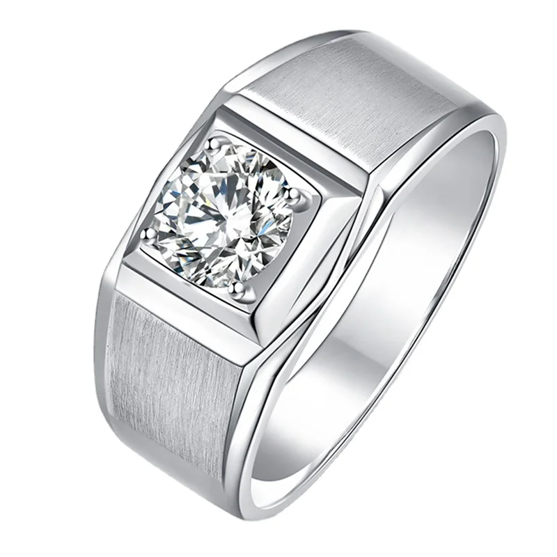 

Мужские кольца из настоящего серебра S925 пробы с матовым покрытием