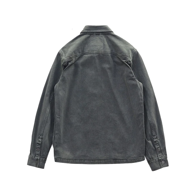 Толстые рубашки Мужская Зимняя Повседневная рубашка в стиле милитари ретро