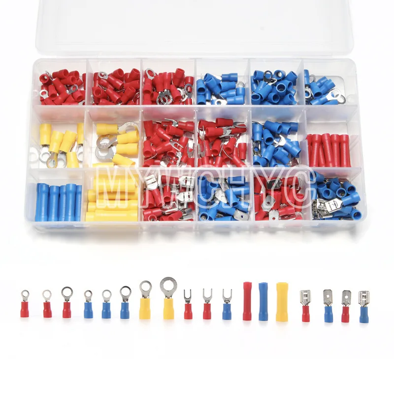 

Box terminals combined 300 PCS cold-press terminal connection terminals manufacturers selling to suit box