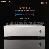 HIFI SYM5-3 High Bias Class AB Power Amplifier Base on Symasym5-3 Amplifier 200W+200W 2--8 ohm