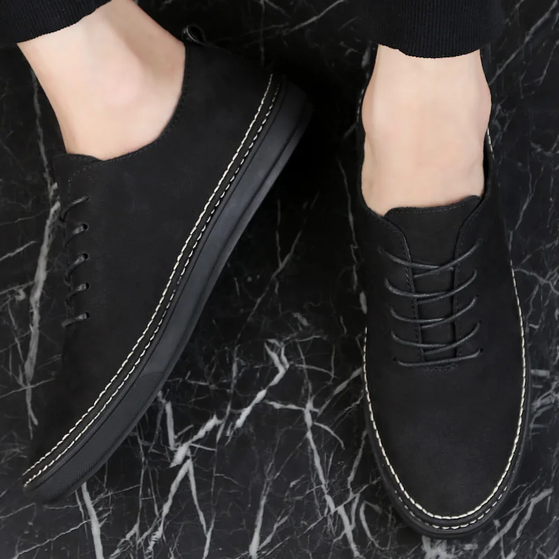 Matte Cowhide High Quality Men Dress Shoes Leather Fashion Working Comfortable Formal Drop Ship % | Обувь