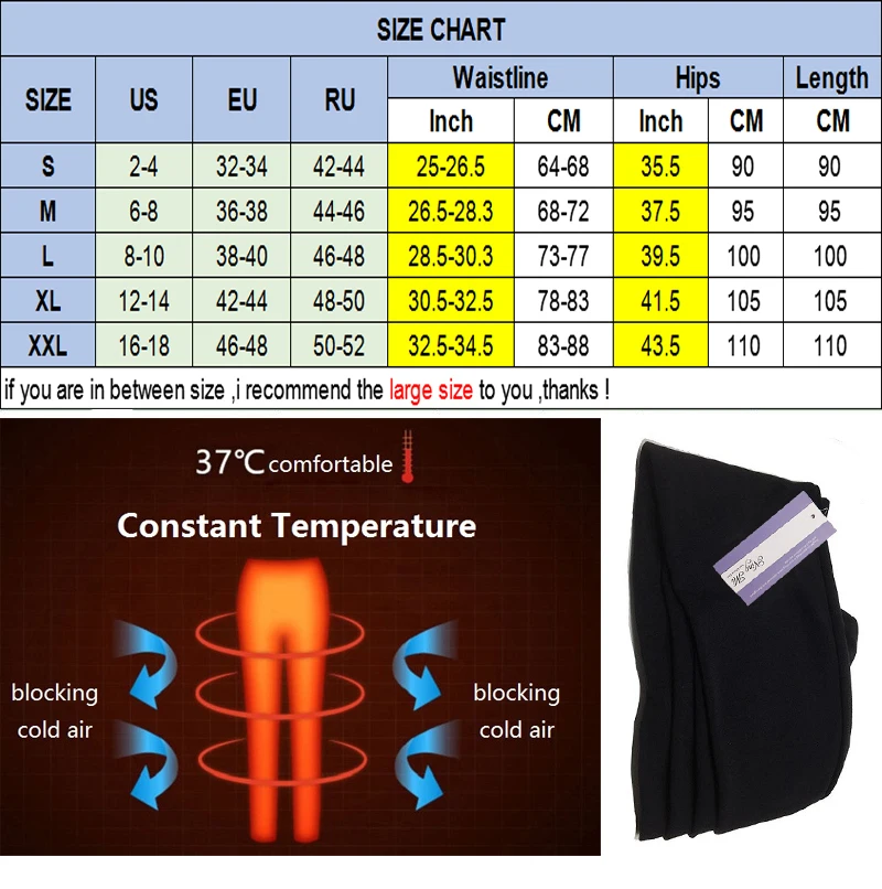 NINGMI осень зима согревает Леггинсы для женщин спортивные брюки флис нижнее белье