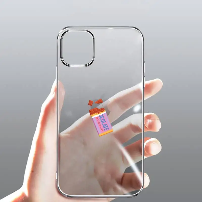 

Cartoon fruit Simplicity Art aesthetics Phone Case Transparent for iPhone 11 12 mini pro XS MAX 8 7 6 6S Plus X 5S SE 2020 XR
