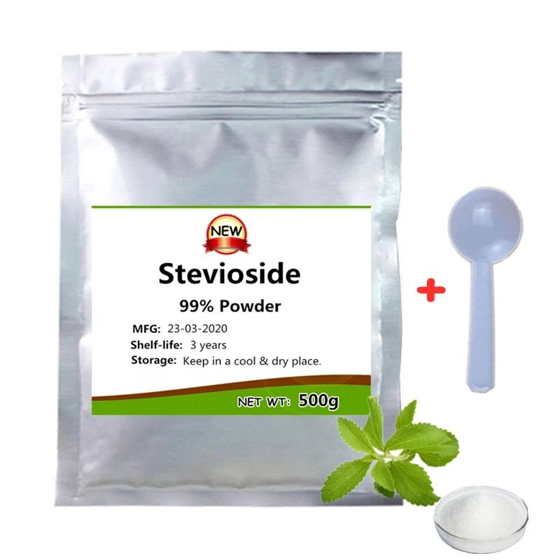 Органический порошок из экстракта стевии премиум класса без калорий натуральный