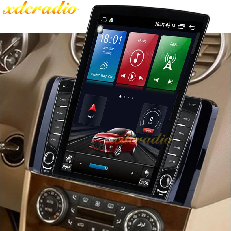 Xdcradio вертикальный экран 10 4 дюйма в стиле Tesla Android 0 для Benz R Class W251 R280 R300 R320 R350