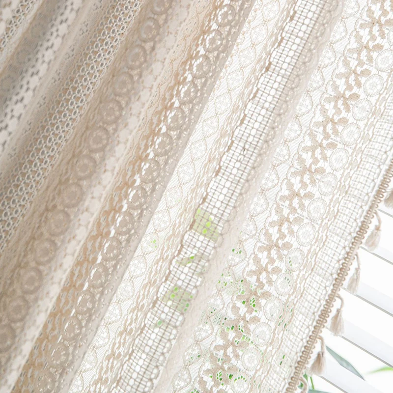 Занавески из хлопка для спальни гостиной | Дом и сад