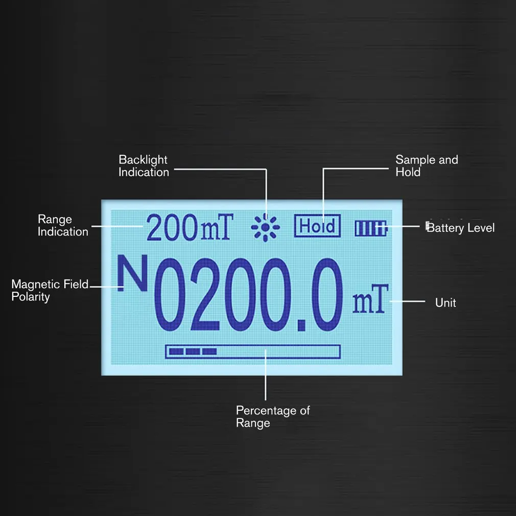 NEW TD8620 Permanent Magnet Gauss Meter Handheld Digital Magnetic Flux Surface Field Test 5% Accurac | Инструменты