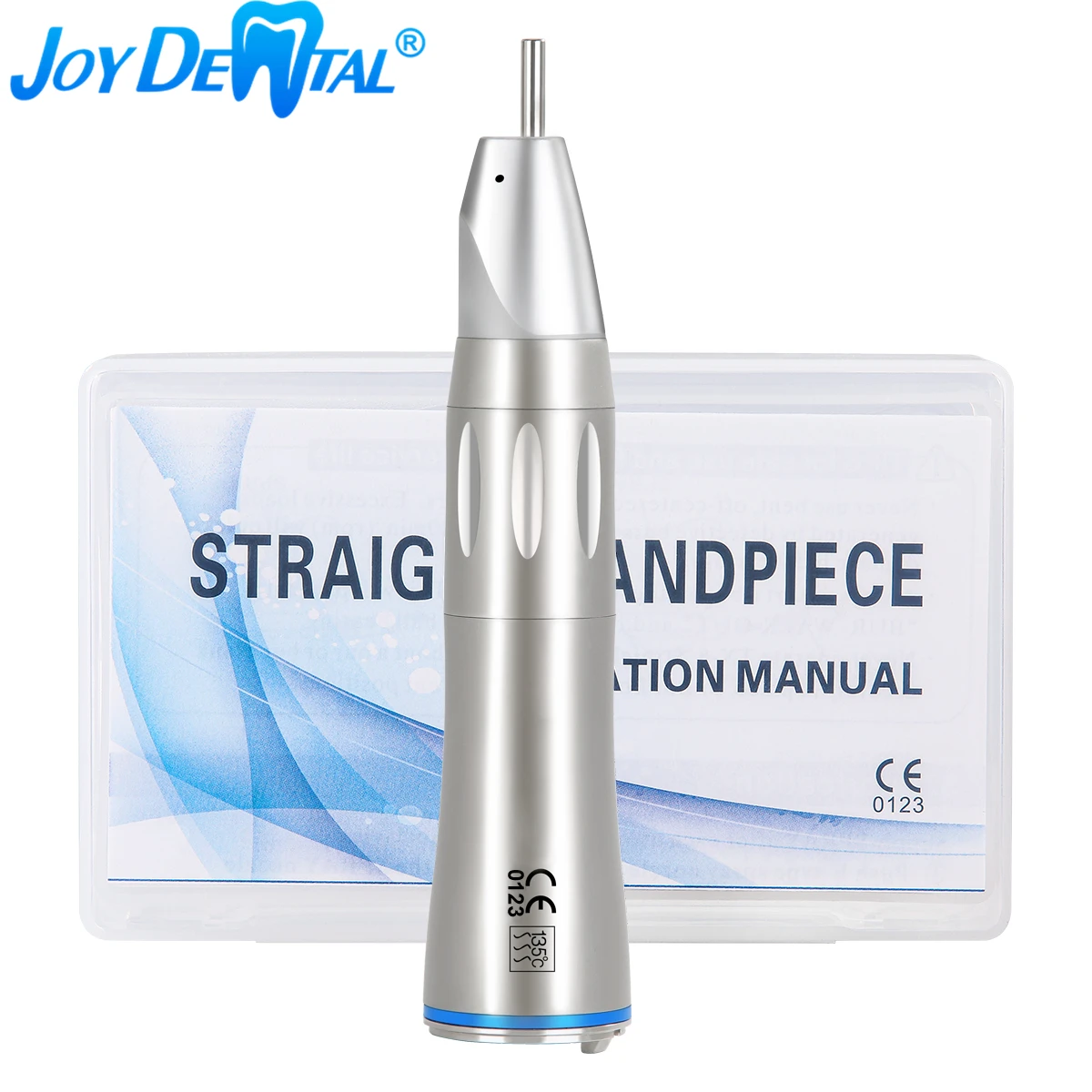 

Dental 1:1 LED Optic Fiber Straight Nose Cone Low Speed Handpiece Inner Water Spay Channel Autoclavable 135C
