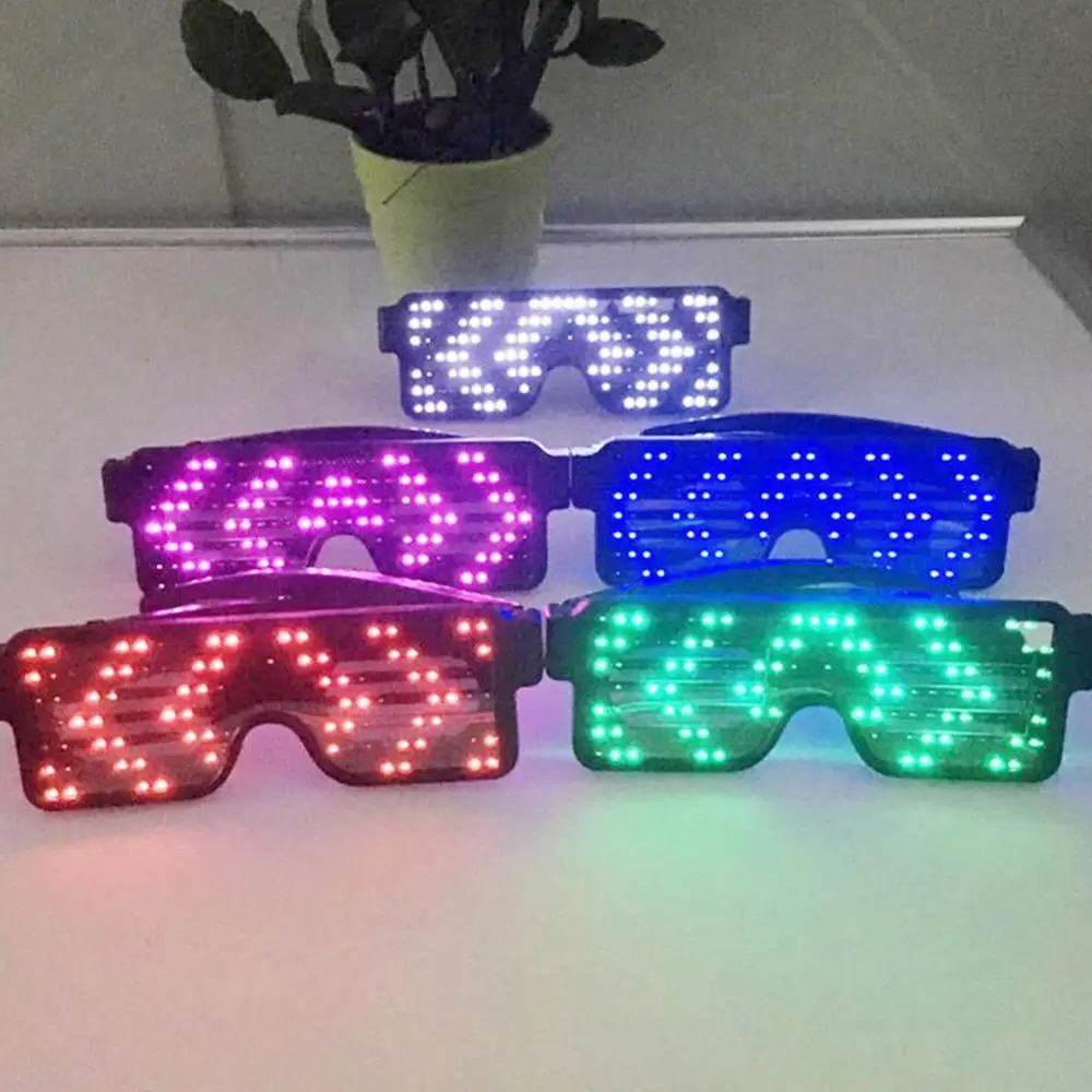 Фото 2019 Новые Вечерние светодиодный Очки провод холодный светодиодные очки бокалы с