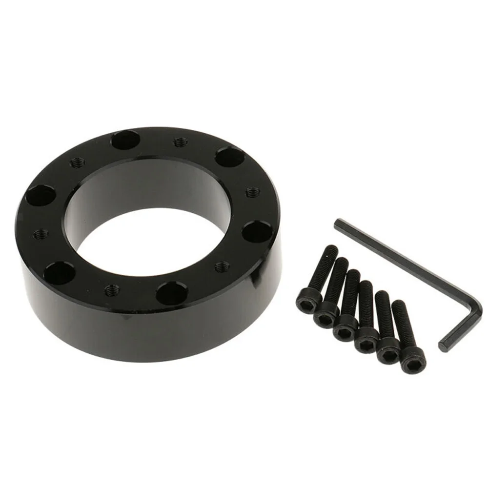 Черная алюминиевая прокладка рулевого колеса ступицы Болт Комплект для Momo Sparco NRG