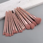 Набор кистей ANMOR для макияжа, кисточки для растушевки и нанесения теней, контур для бровей, 16 шт.